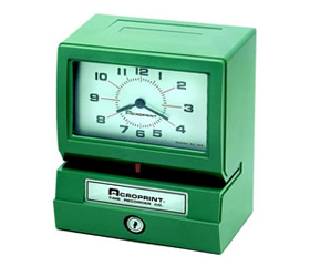 Reloj checador horizontal 150